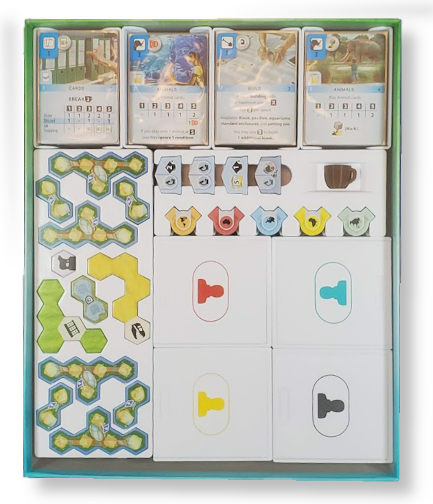 Ark Nova - ensemble de jeu 3D compatible avec extension