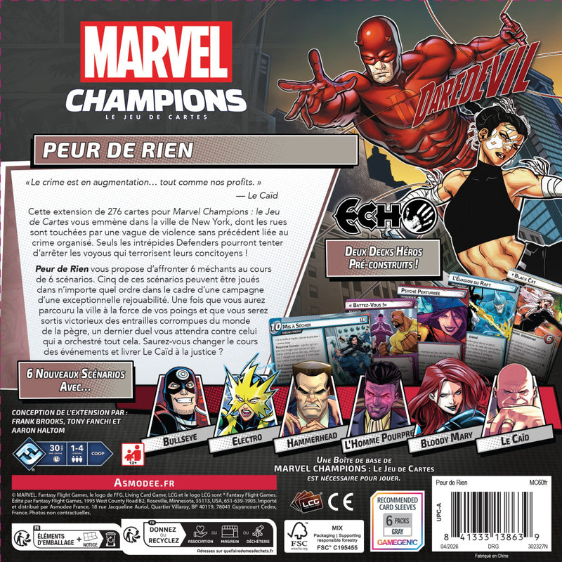 Marvel Champions : Peur de Rien - Extension (FR)
