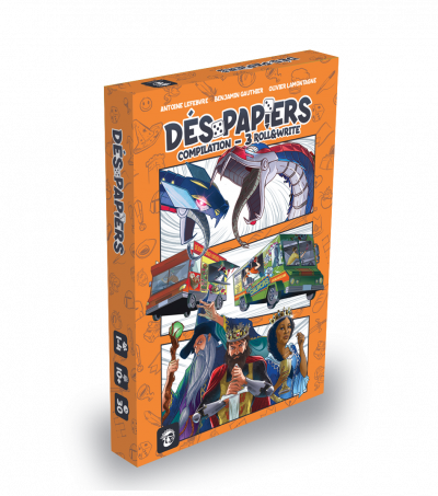 Dés-Papiers Volume 1 Compilation de 3 Jeux Québécois (FR)
