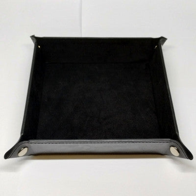 Piste de Dés Portative Carrée Noire / Dice Tray