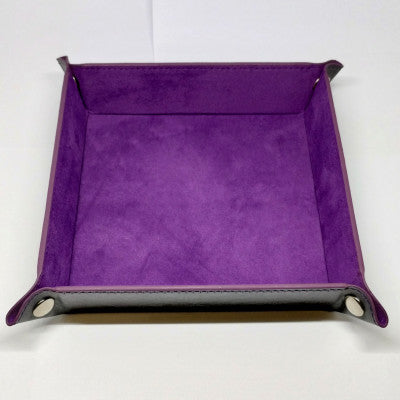 Piste de Dés Portative Carrée Mauve / Dice Tray