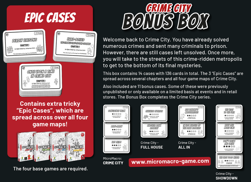 Micro Macro Crime City Bonus Box - Expansion (EN)