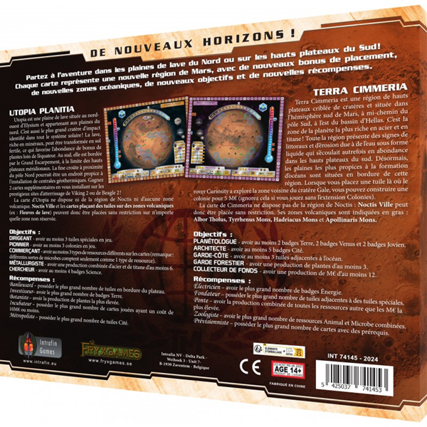 Terraforming Mars - Utopia et Cimmeria Mappack Extension (FR)