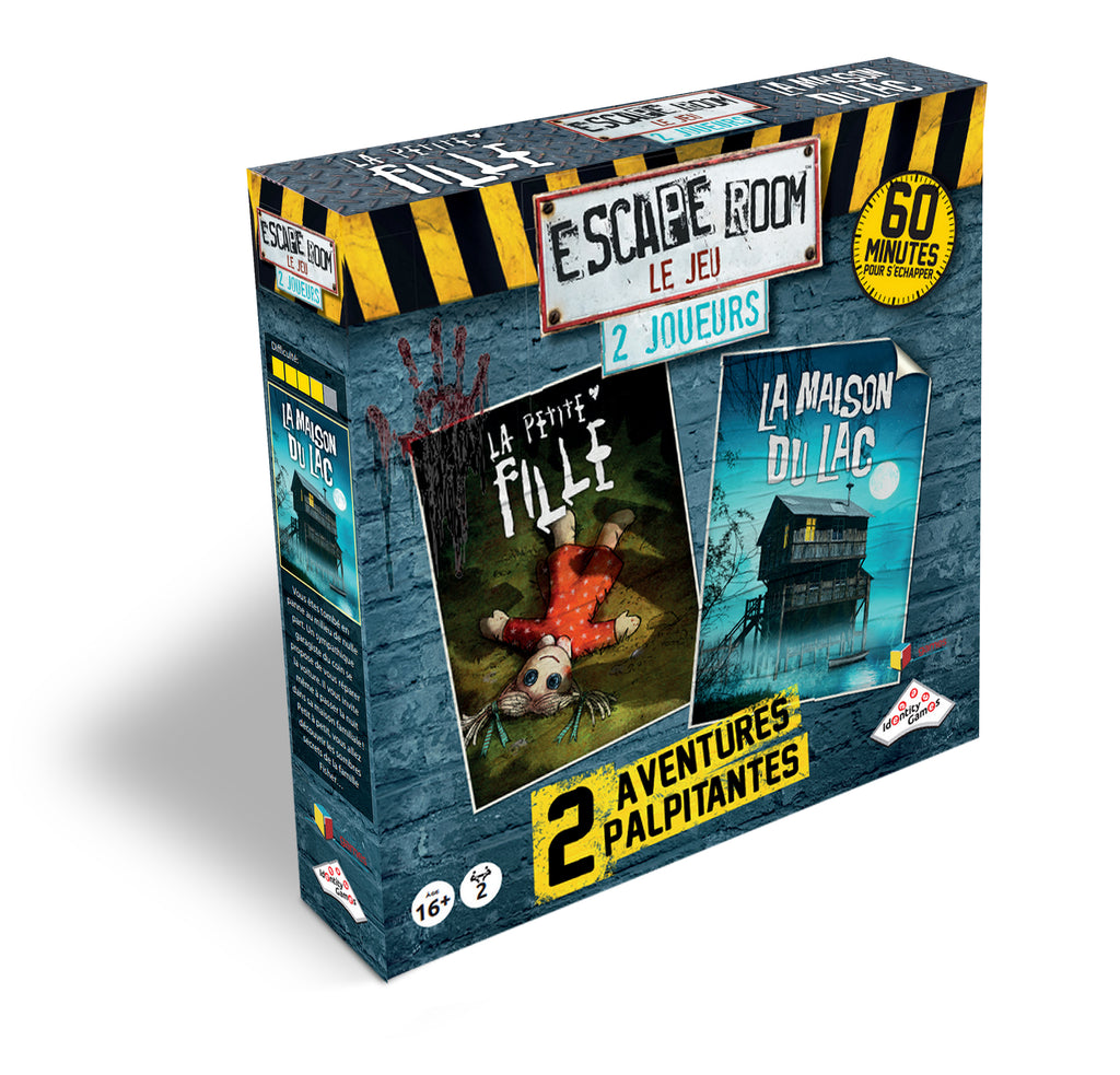 Escape Room le Jeu - Coffret 2 joueurs - La petite fille/La maison du lac (FR)