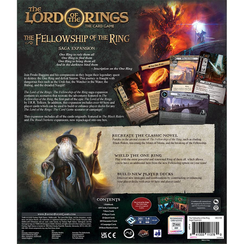 Lord of the Rings LCG - the Fellowship of the Ring Saga Expansion (EN)