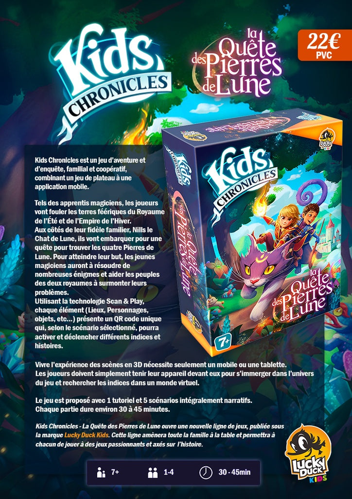 Kids Chronicles : La Quête des Pierres de Lune (FR) jeu usagé