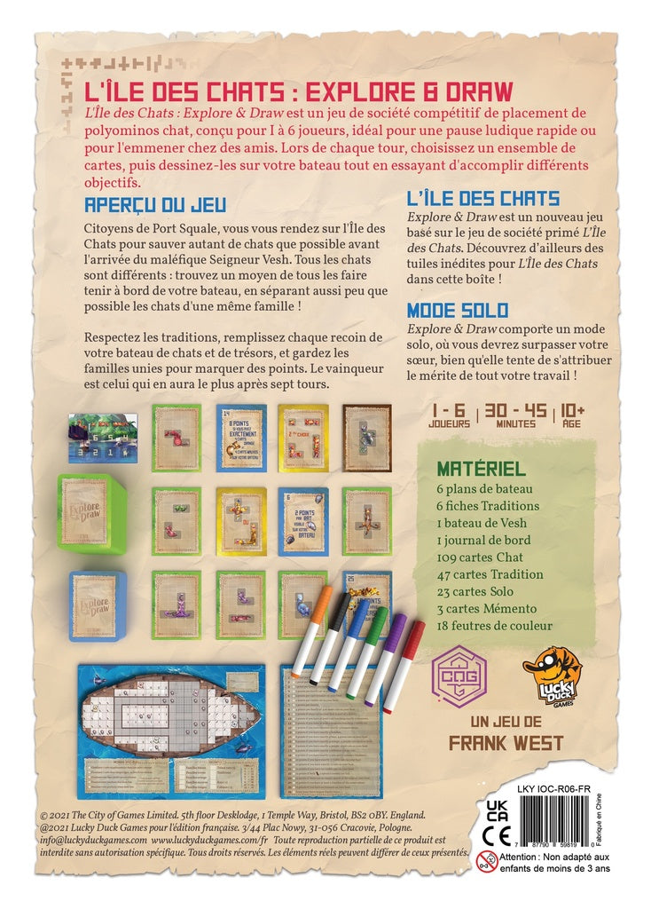 l'Ile des Chats - Explore and Draw (FR)