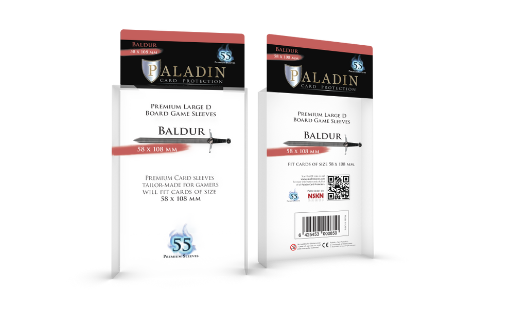 Paladin - protection de cartes premium: Baldur - 61x111 (ML)