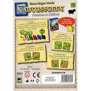 Carcassonne - Moutons et Collines Extension 9 (FR)