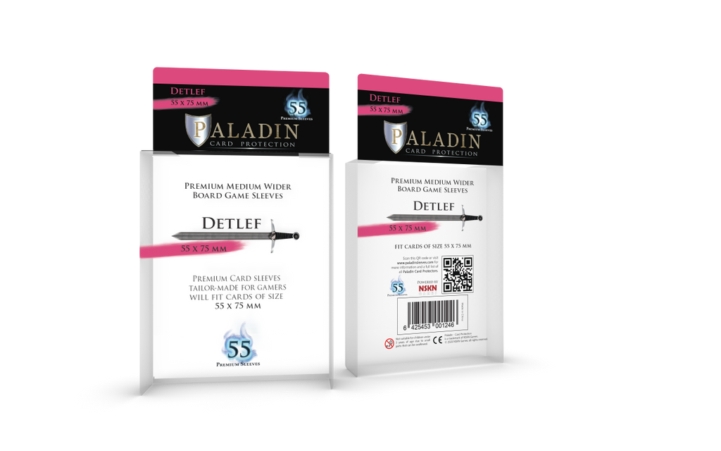 Paladin - protection de cartes premium: Detlef - 57x77 (ML)