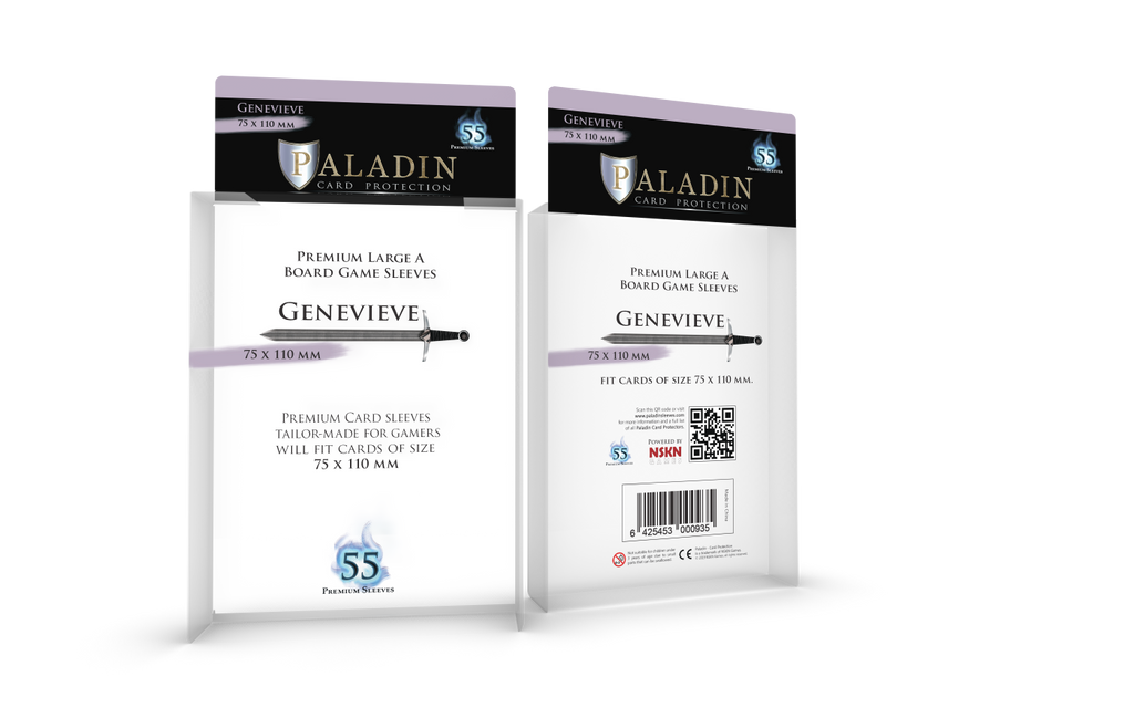 Paladin - protection de cartes premium: Geneviève - 78x113 (ML)