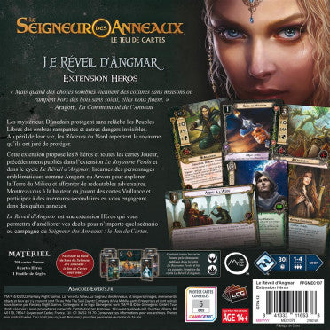 Le Seigneur des Anneaux JCE - le jeu de cartes édition révisée - Le Réveil d'Angmar - Héros Extension (FR)