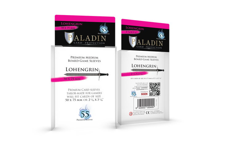 Paladin - protection de cartes premium: Lohengrin - 52x77 (ML)