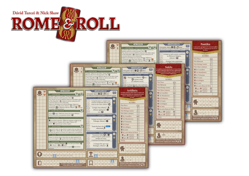 Rome and Roll Personnages Extension