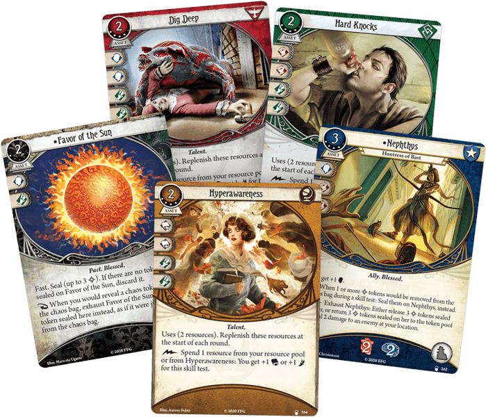 Arkham Horror : the Card Game - the Lair of Dagon : Mythos Pack (EN)