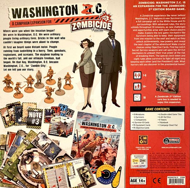 Zombicide 2e Edition - Washington Z.C. Extension(FR)