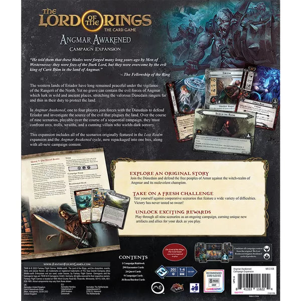 Lord of the Rings LCG revised edition : Angmar Awakened Campaign Expansion (EN)