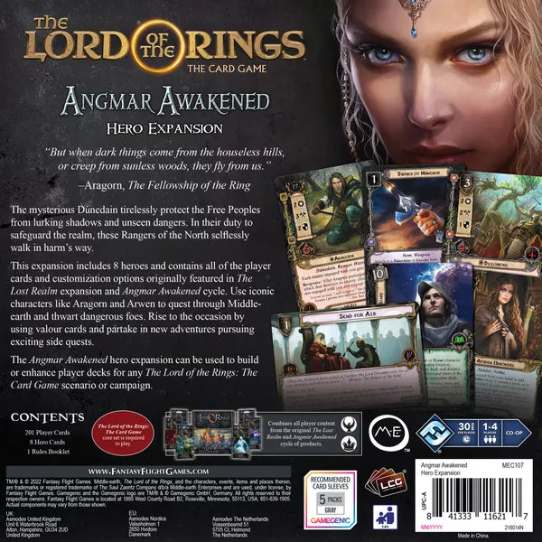 Lord of the Rings LCG revised edition : Angmar Awakened Hero Expansion (EN)