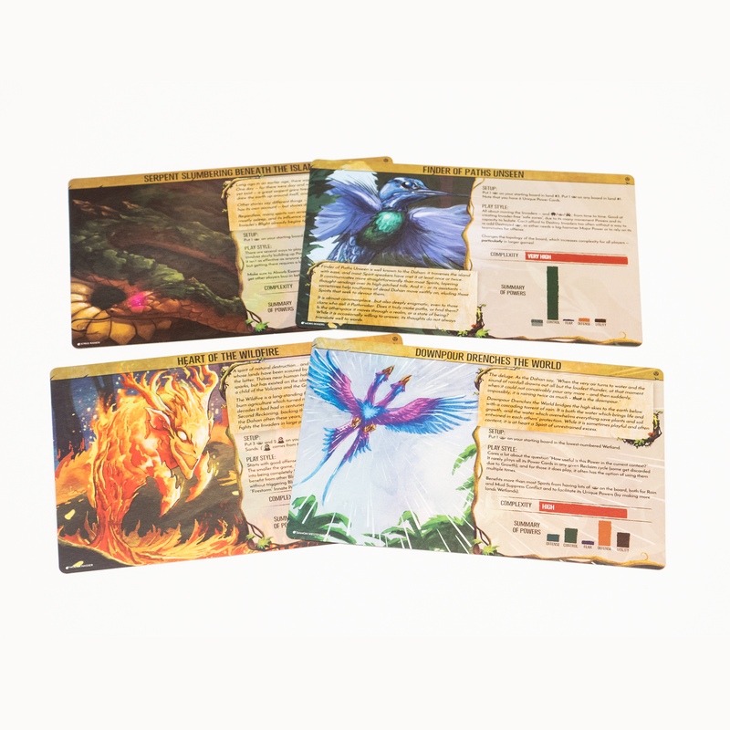 Spirit Island Feather and Flames Foil Panels