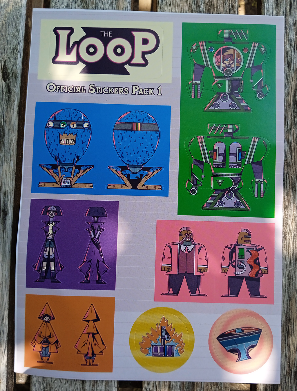The Loop - Stickers Officiels Pack1