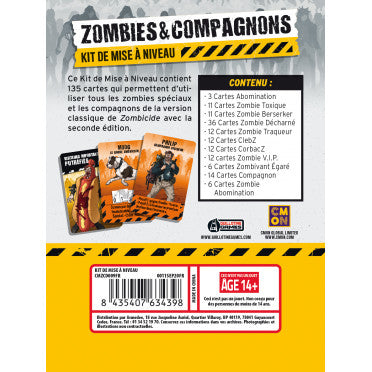 Zombicide 2e Édition - Kit de mise à jour zombies / compagnons (FR)